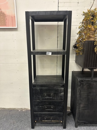 Vakkenkast Rosanna mango, zwart